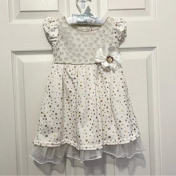 wedding dress with gold accessories A Star is Born Sequins Dress 5-6 main image 1